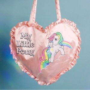 NEW Cakeworthy My Little Pony Ruffle Heart Tote